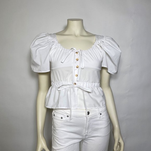 CIAO LUCIA White Cotton 'Ezio' Top - Picture 2 of 7